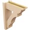 Ekena Millwork 5 1/2-in W x 14-in D x 18-in H Balboa Trad Rough Cedar Woodgrain TimberThane Outlooker, Primed Tan OUTUR055X14X18BOA04RCPR - alternate 4